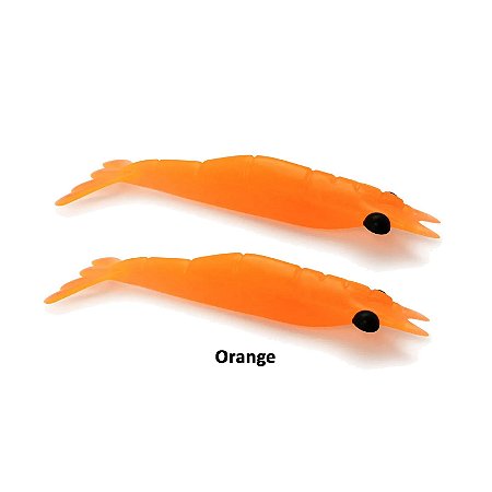 Isca Artificial Camarão Monster3x Big M 12cm, Orange