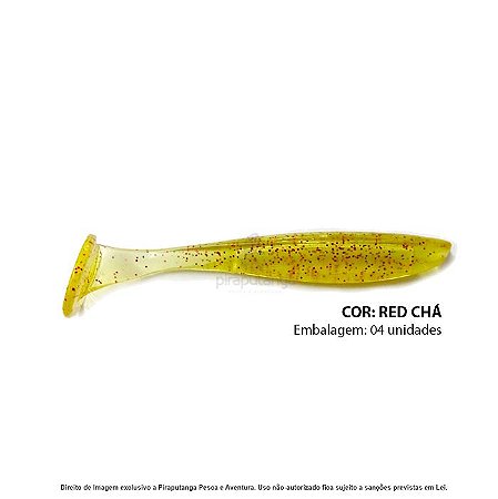 Isca Artificial Monster3x Paddle-X, Red Chá