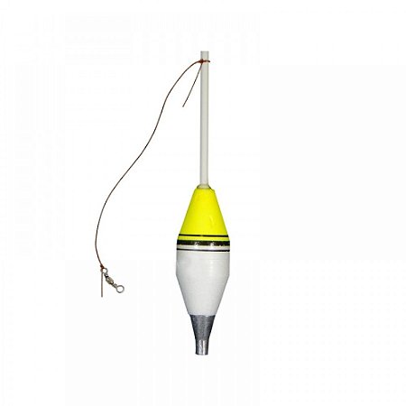 Boia de Arremesso Torpedo Barão Nº02 (40g 16cm) - Amarelo