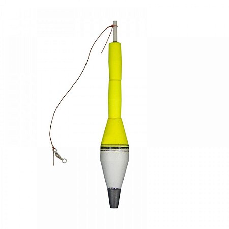 Boia de Arremesso Torpedo Barão Nº10 (65g/22cm) - Amarelo