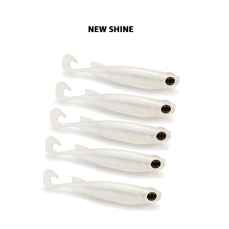 Isca Artificial Monster3x E-Shad 12cm, New Shine - 05p