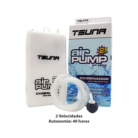 Oxigenador Isca Viva Aerador Tsuna Air Pump AP-4502