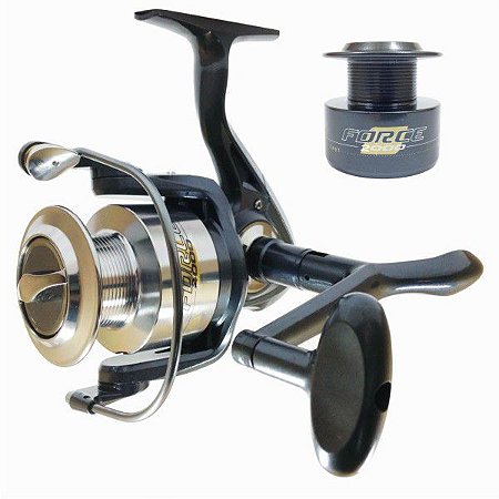Molinete Marine Sports Force 2000 FD, 3 Rol + Carretel Extra