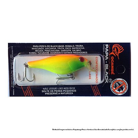 Isca Artificial Papa Black Ocambé, Cor 45