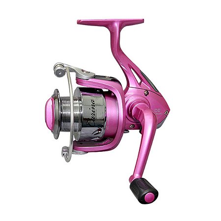 Molinete Maruri Carina Rosa 3 Rol Drag 2kg-5kg Long Cast