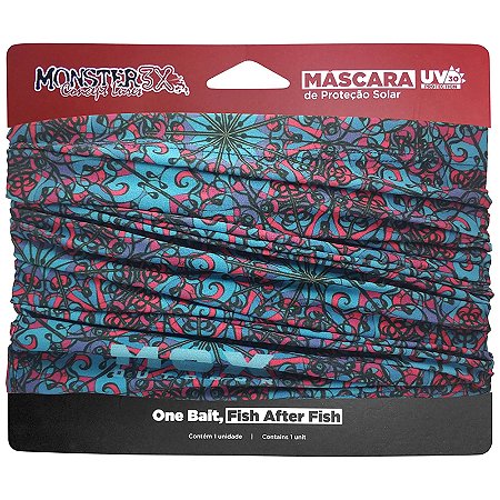 Buff Máscara Proteção Solar Monster3x Flower