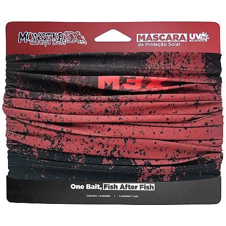 Buff Máscara Proteção Solar Monster3x Ultra Red