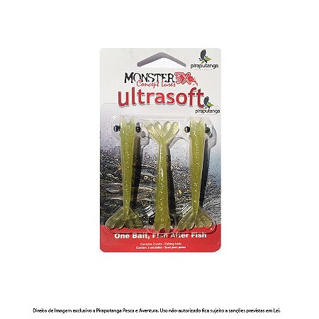 Isca Artificial Camarão Monster3x Ultrasoft 9cm, Chart