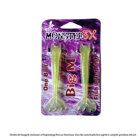 Isca Artificial Camarão Monster3x Big M 12cm, Chart