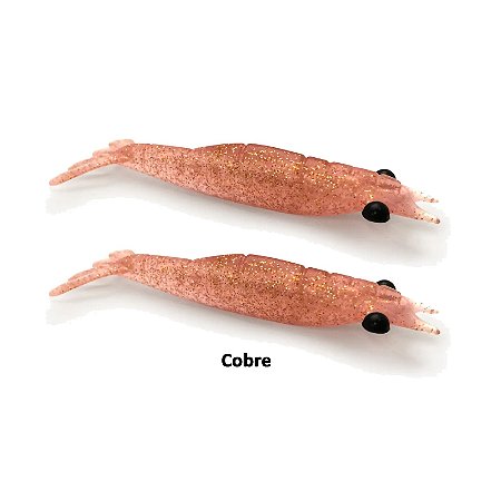 Isca Artificial Camarão Monster3x Big M 12cm, Cobre