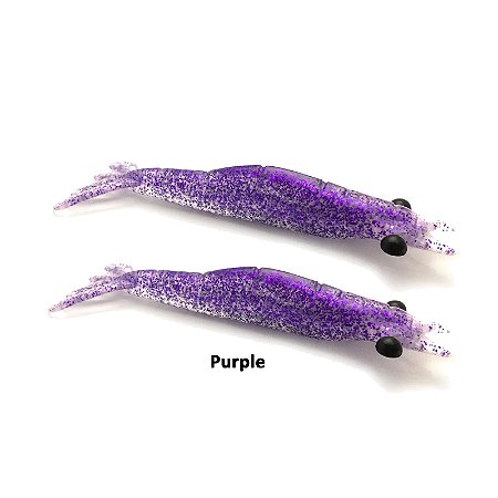 Isca Artificial Camarão Monster3x Big M 12cm, Purple