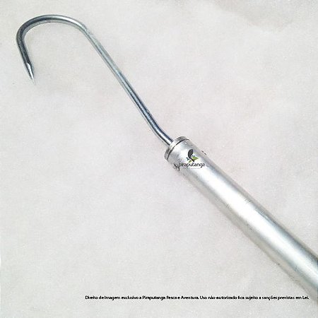 Bicheiro Fisga Gancho Pesca Fishtex 60cm - Inoxidável