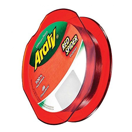Linha Monofilamento Araty Red Spider 0,30mm 14lbs 300m