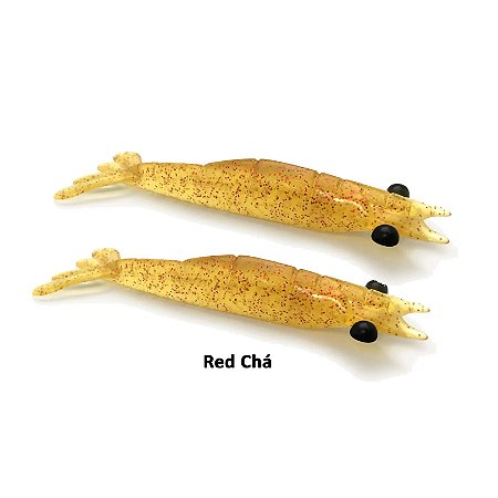 Isca Artificial Camarão Monster3x Big M 12cm, Red Chá