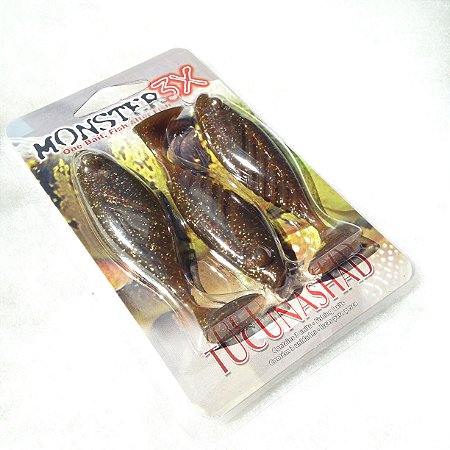 Isca Artificial Monster3x TucunaShad, Cor: 001 - Coca Cola