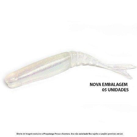 Isca Artificial Soft Monster3x M-Action 10,5cm, Ultra Shine Cristal - 05p