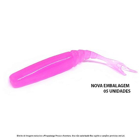 Isca Artificial Soft Monster3x M-Action 10,5cm, Rosa - 05p