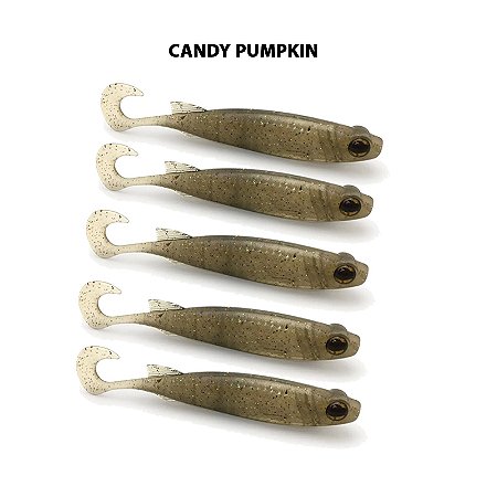Isca Artificial Monster3x E-Shad 12cm, Candy Pumpkin - 05p
