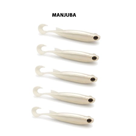 Isca Artificial Monster3x E-Shad 12cm, Manjuba - 05p
