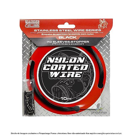 Cabo de Aço Black Marine Sports 10lbs - 10m