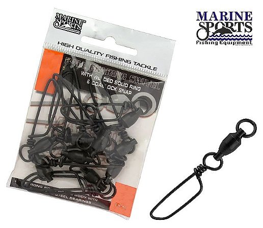 Girador Rolamento Snap Marine Sports Nº7 180lbs Black - 10p