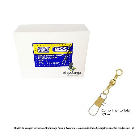 Girador com Snap Marine Sports N°9 Gold - 100p
