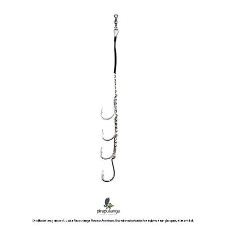 Anzol 2/0 Espinhel Peixe Espada Bóias Barão