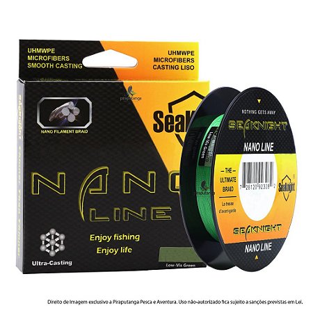 Linha Multifilamento Nano Line 0,10mm 8lbs, Verde - 330m