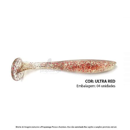 Isca Artificial Monster3x Paddle-X, Ultra Red