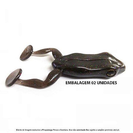 Isca Artificial Monster3x Paddle Frog Sapo - Candy Pumpkin