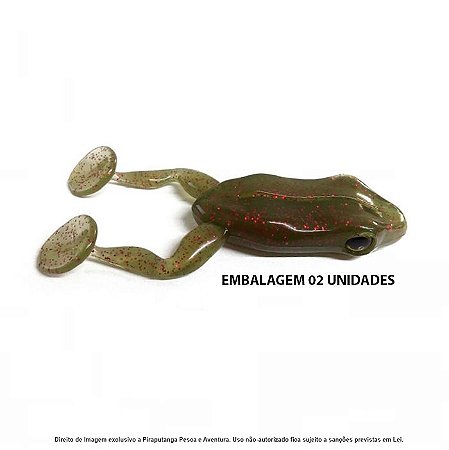 Isca Artificial Monster3x Paddle Frog Sapo - Forest