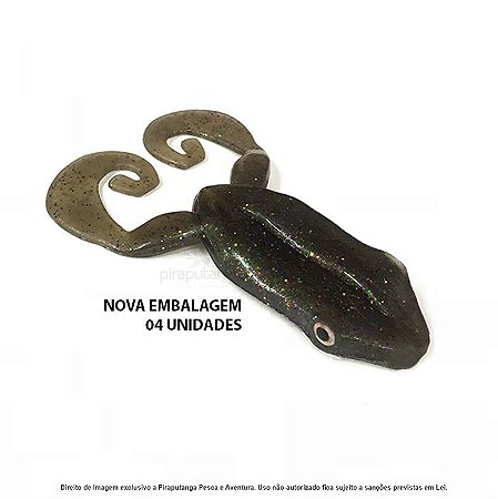 Isca Artificial Monster3x Tail Frog Sapo - Candy Pumpkin