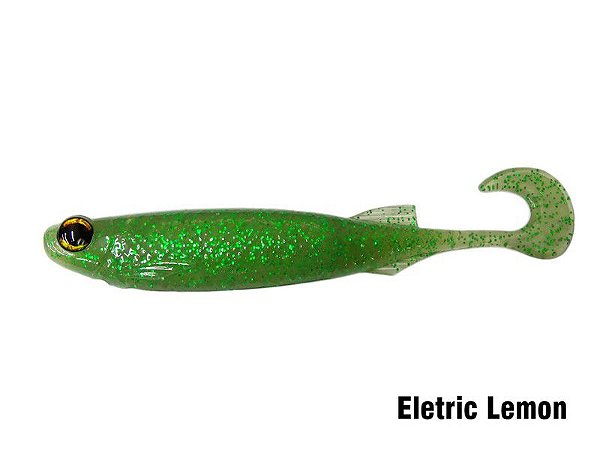 Isca Artificial Monster3x E-Shad 12cm, Eletric Lemon - 05p