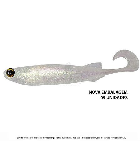 Isca Artificial Monster3x E-Shad 12cm, Ultra Shine Cristal - 05p