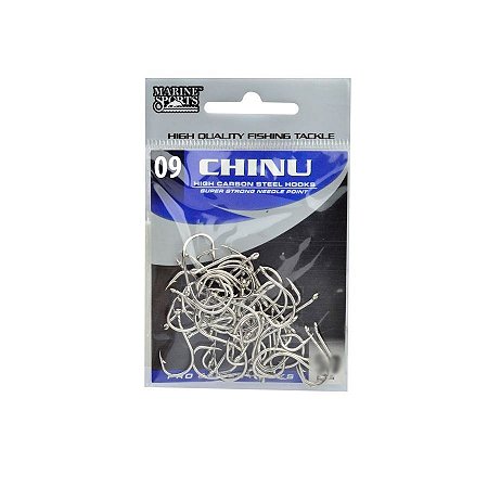 Anzol Marine Sports Chinu N°09, Nickel - 30p