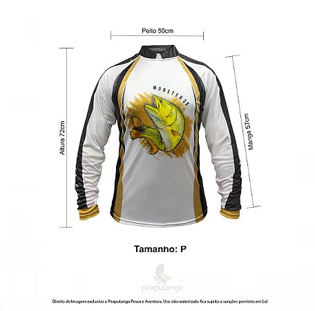 Camisa Monster3x New Fish Wide 06 (P)