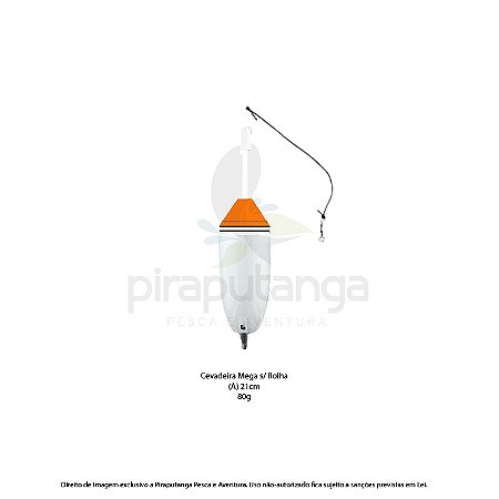 Boia Barão Cevadeira Mega Nº647 (80g) - Laranja (Copo Transparente)