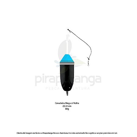 Boia Barão Cevadeira Mega Nº647 (80g) - Azul (Copo Preto)