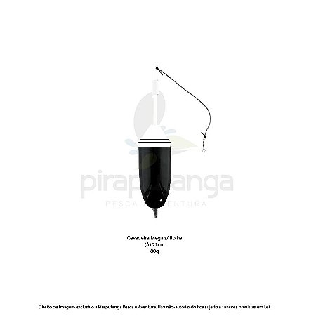 Boia Barão Cevadeira Mega Nº647 (80g) - Branco (Copo Preto)