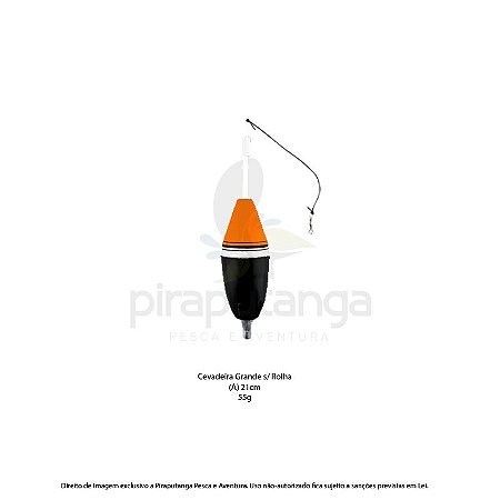 Boia Barão Cevadeira Grande Nº25 (55g) - Laranja (Copo Preto)