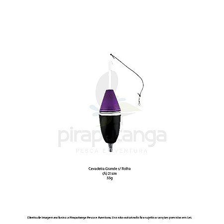 Boia Barão Cevadeira Grande Nº25 (55g) - Roxo (Copo Preto)