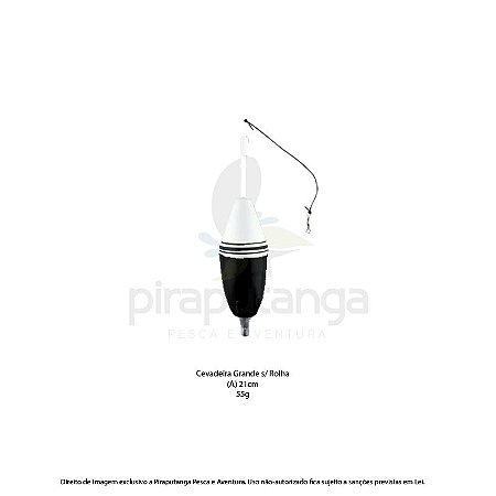 Boia Barão Cevadeira Grande Nº25 (55g) - Branco (Copo Preto)