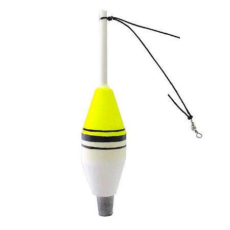 Boia de Arremesso Torpedo Barão Nº01 (30g 13cm) - Amarelo