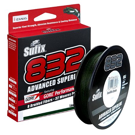 Linha Multifilamento Rapala Sufix 832 8X Izanas 120m Verde (Unidade)