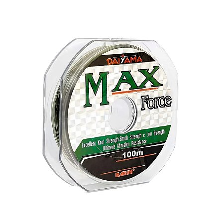 Linha Monofilamento Maruri Max Force (Escolha Diâmetro) 100m (Unidade)