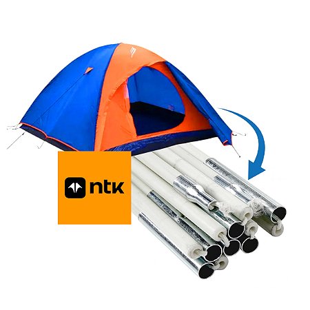 Kit Jogo de Varetas Reposição Barraca Falcon NTK Nautika 2P 3P 4P