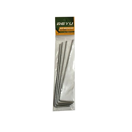 Kit Conjunto de Estacas Ferro Deyu P/ Barraca Gazebo Toldo
