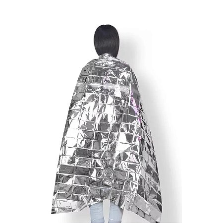 Manta Térmica Aluminizada Camping Trilha Legendários Cobertor de Emergência