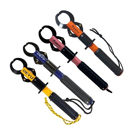 Alicate Garra Pega Peixe Contenção Deyu DY-01 com Balança de 19kg