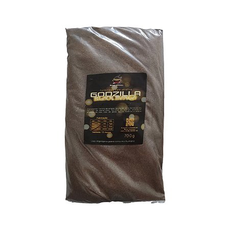 Massa Japonesa Godzila Black Manga 700g Isca Pesqueiro Tambaqui Pirarara Pintado